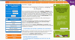 Desktop Screenshot of camping-la-source.com